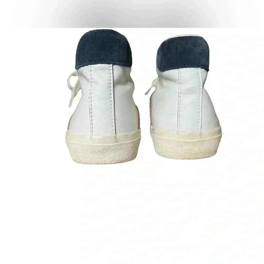 Madewell Sidewalk High-Top Sneakers in Colorblock unisex women’s 8 mens 6.5